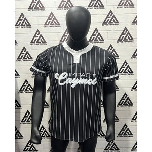 เสื้อเบสบอลเยาวชนแบบซับลิเมชั่น ผ้าโพลีเอสเตอร์ 100% ราคาโรงงาน ปรับแต่งโลโก้ได้ - Product Image 1