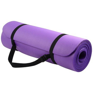Eco Friendly Nature Rubber 6mm Thick Folding Gymnastics <b>Fitness</b> Exercise <b>Mat</b> with Carrying Strap-Custom Color & Size - Product Image 2