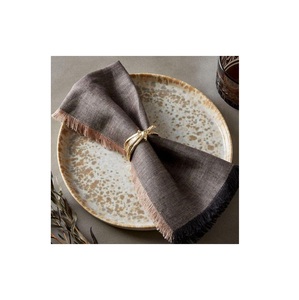 Hot Selling New napkin <b>ring</b> Factory <b>Indian</b> leaf Wholesale Price Metal Napkin <b>Ring</b> For Home and Hotel Napkin Holder for table top - Product Image 2