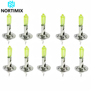 Ampoule de remplacement pour phare de voiture et moto Nortimix <span class=keywords><strong>H1</strong></span> 12V 55W, halogène bleu, verre de quartz résistant aux UV, avec garantie de 1000 heures - Product Image 5