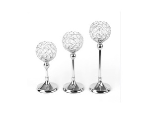 Bougeoir en cristal doré de nouveau design Pièce maîtresse de table en métal Mariages Cristal de Pâques Artisanat Faveurs de mariage Décoratif - Product Image 6