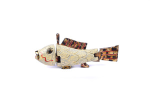Décoration de maison de bonne qualité, Design traditionnel, objets décoratifs, marionnette d'eau en bois de Jackfruit, poisson du Vietnam - Product Image 2