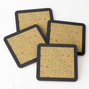 Best Selling 2024 Wood <b>Coasters</b> <b>Drinks</b> Enamel Printed Wooden <b>Coaster</b> Home Kitchen Decoration Decor Luxury Dining <b>Drinks</b> - Product Image 3