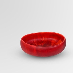 Cuenco de resina de alto pulido hecho a mano personalizado de alta calidad, utensilios de cocina, cuenco para servir sopa, técnica tallada - Product Image 1