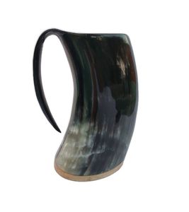 CALIDAD VINKING BEBER KARVIN HORN BEER MUG HOGAR y restaurante Uso Buffalo Horn Beer Mug para ocasión navideña - Product Image 1