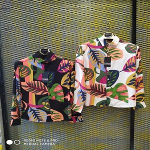 เสื้อเชิ้ตลำลองย้อมผ้าปอปลินสำหรับผู้ชายผ้าคอตตอนสี100% ลดริ้วรอยคอตั้ง2025 - Product Image 3