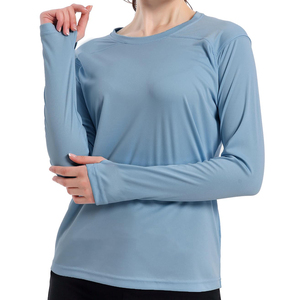Producto popular Slim-Fit Rash Guard Camisetas Protección de la piel para uso al aire libre Mangas largas Rash Guard para mujeres - Product Image 6