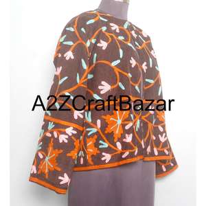 Chaqueta Étnica Bordada para Niñas y Mujeres, Lista para el Verano, Transpirable, Ecológica, Prenda Exterior Tradicional con Forro de Algodón - Product Image 4