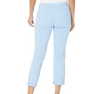 กางเกงชิโนผ้าแคนวาสทรงตรงสำหรับผู้หญิง คุณภาพสูง ปี 2025 เหมาะสำหรับฤดูหนาว ผ้าฝ้าย 100% ขายส่ง - Product Image 2