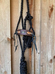 Sac de selle de cheval western léger à motifs floraux, conchos argentés, multifonctionnel, licol de cowboy pour l'équitation, cuir à grain épais - Product Image 5