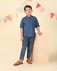 Royal Fusion Set para niños Estilo tradicional largo para bodas y funciones familiares Ropa de fiesta para niños - Product Image 2