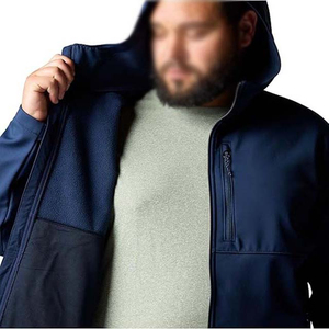 High Street Hommes Softshell Coupe-Vent Vestes Haute Qualité Personnalisé OEM Service Col À Capuche Nouvel État - Product Image 6