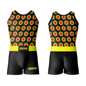 Conjunto de Uniforme de Boxeo con Camiseta Deportiva Transpirable y Pantalones Cortos Ligeros Diseñados para Mayor Comodidad Durante el Entrenamiento y el Sparring - Product Image 4