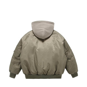 Chaquetas de satén personalizadas para hombre Chaqueta de equipo deportivo de satén de béisbol Tasa de venta total 2025 Chaqueta de satén - Product Image 4