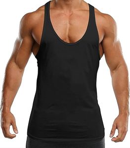 Men Jersey Fabric Gym Workout Sleeveless Tank Top 100% Cotton Factory Made Customize Tank Top - Product Image 4