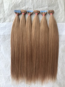 ที่ใหญ่ที่สุดขายสำหรับคริสต์มาสเสนอ #12สีเรียบเนียนตรง20 "นิ้วเทปความยาวหนังกำพร้าดิบชิดต่อผมมนุษย์ - Product Image 2