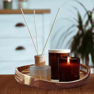 Plateau en bois polyvalent fait à la main pour l'affichage de service d'organisation par Crescent Crafts - Product Image 3