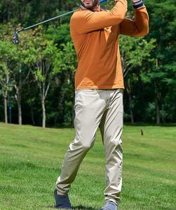 เสื้อโปโลลำลองผ้าฝ้ายแขนยาวสำหรับผู้ชาย,เสื้อกอล์ฟแฟชั่นสำหรับฤดูร้อนแบบสั่งตัด - Product Image 4