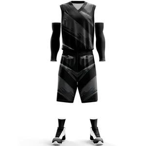 ชุดบาสเก็ตบอลและเสื้อเจอร์ซีย์แบบแห้งเร็ว ระบายอากาศได้ดี ป้องกันแบคทีเรีย ขนาดพลัสไซส์ ผลิตตามสั่ง (OEM) พร้อมบริการพิมพ์ลายแบบซับลิเมชั่นตามแบบที่กำหนด - Product Image 3