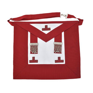 2025 artisanat grands intendants fait à la main en peau d'agneau tablier Offre Spéciale personnalisé maçonnique Regalia brodé techniques paillettes décoration à coudre - Product Image 1