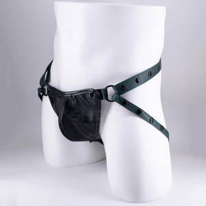 Jockstrap en cuir de haute qualité à coupe confortable avec des bords lisses et des coutures renforcées pour sous-vêtements Jockstrap en cuir - Product Image 3