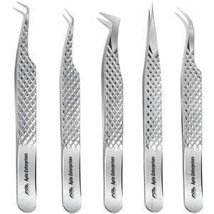 Pinzas de extensión Instrumentos de belleza Pinzas de extensión de pestañas Agarre de precisión Instrumentos de cuidado de belleza Instrumentos de belleza Herramientas - Product Image 1