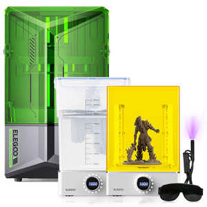 Imprimante 3D en résine Saturn 4 Combo Mercury XS pour la construction résidentielle et dentaire, dotée de la technologie de moulage LCD et prenant en charge le PLA - Product Image 1