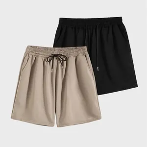 Shorts de cintura masculino, 2 peças, com cordão, para esportes, corrida, curto, para praia, atacado, 2022