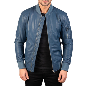Veste pour Homme Usine Pakistan Vestes en Cuir pour Hommes Manteau Streetwear Mode en Cuir Véritable Veste en Cuir pour Hommes - Product Image 1