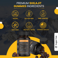 Shilajit himalayen naturel séché au soleil de qualité supérieure, liquide oral, améliore l'énergie, certifié qualité alimentaire et testé en laboratoire pour adultes