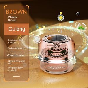 מודל חדש של רכב ניחוח מפזר 2025 סולארית סיבוב אוויר מטהר אוויר שקוף כיפה - Product Image 6