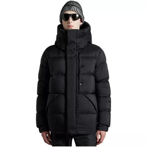 Doudoune à capuche épaisse et chaude à col haut pour homme, vêtement d'extérieur décontracté, vente en gros, mode hiver 95% - Product Image 4