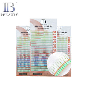Extensiones de Pestañas I-BEAUTY - Pestañas Ib Premium Y (Colores Variados) Corea del Sur Ibeauty Hechas a Mano de Alta Calidad Pestañas ibeauty - Product Image 1