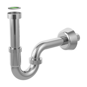 Siphon tubulaire en forme de S en ABS chromé pour les nettoyeurs de drains - Product Image 2