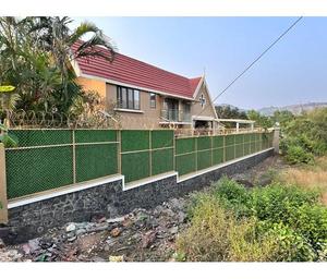 UV Resistant Galvanized Steel PVC Artificial Hedge Fence Panel Water Resistant Decorative Green Wall for <b>Landscaping</b> <b>Decking</b> - Product Image 6