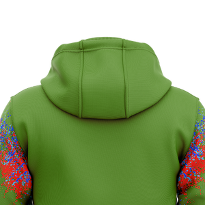 เสื้อมีฮู้ดแบบกำหนดเองสำหรับผู้ชายผ้าฝ้าย100% ขนาดใหญ่พิมพ์ลายพัฟน้ำหนักมาก - Product Image 5