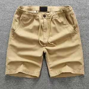 Nuevos pantalones cortos informales, pantalones cortos de tela suaves y cómodos para hombres, 100% de algodón, estampado personalizado, tallas ajustables para hombres, tarifa al por mayor - Product Image 1