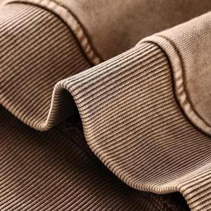 เสื้อมีฮู้ดผู้ชายสไตล์วินเทจฟอกสีผิวแบบปักลายกรดแบบสวมหัวสำหรับฤดูหนาว - Product Image 5