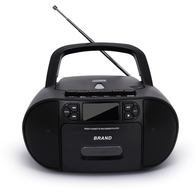 AM/FM Cassette CD Boombox Player Audio Cassette Recorders & Players