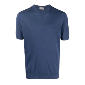 Camiseta de algodón 100% de alta calidad para hombre, ropa de calle de 350gsm, venta al por mayor, camisetas de punto de algodón de alta calidad personalizadas para hombre - Product Image 2
