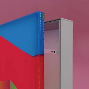 PIXLIP POP <b>Advertising</b> <b>Light</b> <b>Box</b> 200 cm Height - Product Image 4