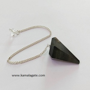 Tourmaline noire naturelle faite à la main 7 Chakra cristal radiesthésie pendule Reiki guérison Feng Shui Style pierre semi-précieuse artisanat - Product Image 3