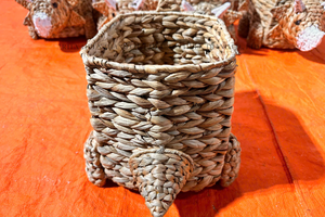 ตะกร้าสานมือลายไดโนเสาร์ตะกร้าสำหรับเด็กตะกร้าเก็บของผักตบชวาดีไซน์ใหม่ - Product Image 4