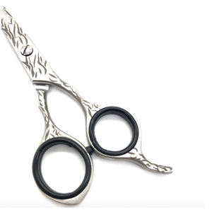 Tijeras de peluquero de salón de acero inoxidable 440C de excelente calidad, hoja recta de alta calidad con punta afilada para cortar el cabello - Product Image 4