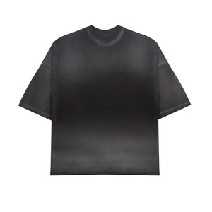 เสื้อยืดสตรีทผ้าฝ้าย100% เสื้อยืดไหล่ดีไซน์เนอร์เสื้อยืดพิมพ์ลายน้ำหนักมากงานตามสั่ง - Product Image 4