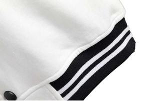 Chaqueta universitaria de lana 100% con estilo para hombre, estilo informal de moda de calle Hip Hop, detalle de retazos ligeros, nueva condición de invierno - Product Image 2