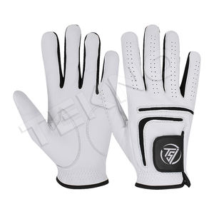 Customizable High Quality Cabretta Leather Golf Gloves Soft Breathable Sheepskin Anti-Slip Features Left Right Hand for Sports - Product Image 2