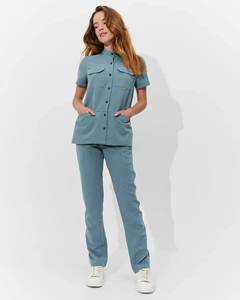 ชุด100% ขัดผิวทางการแพทย์สำหรับผู้หญิงชุดยูนิฟอร์มเอวยางยืดออกแบบได้ตามต้องการ - Product Image 6