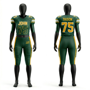 Premium Women American Football Uniform <b>Maroon</b> White Compression Stretch Jersey GSM Athletic Panel Design Custom Logo Heat Press - Product Image 2