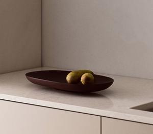 Plato de Servir Rectangular Moderno de Madera Ecológica Pulida - Product Image 1